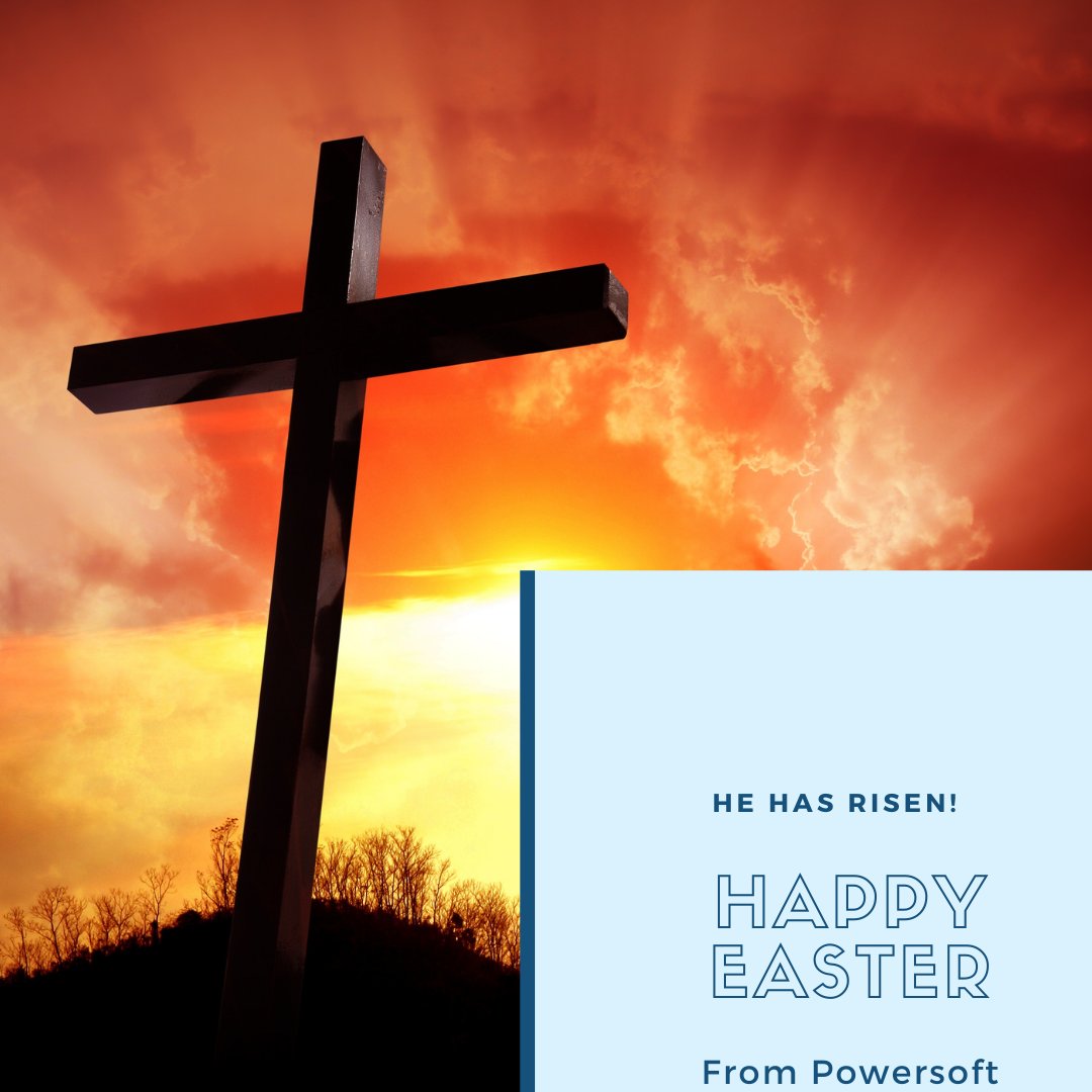 powersoftonline's tweet photo. May the rising of Christ lift your life and all that concerns you 

Happy Easter
From all of us at Powersoft ❤️ https://t.co/iUb0R2Mf8M
