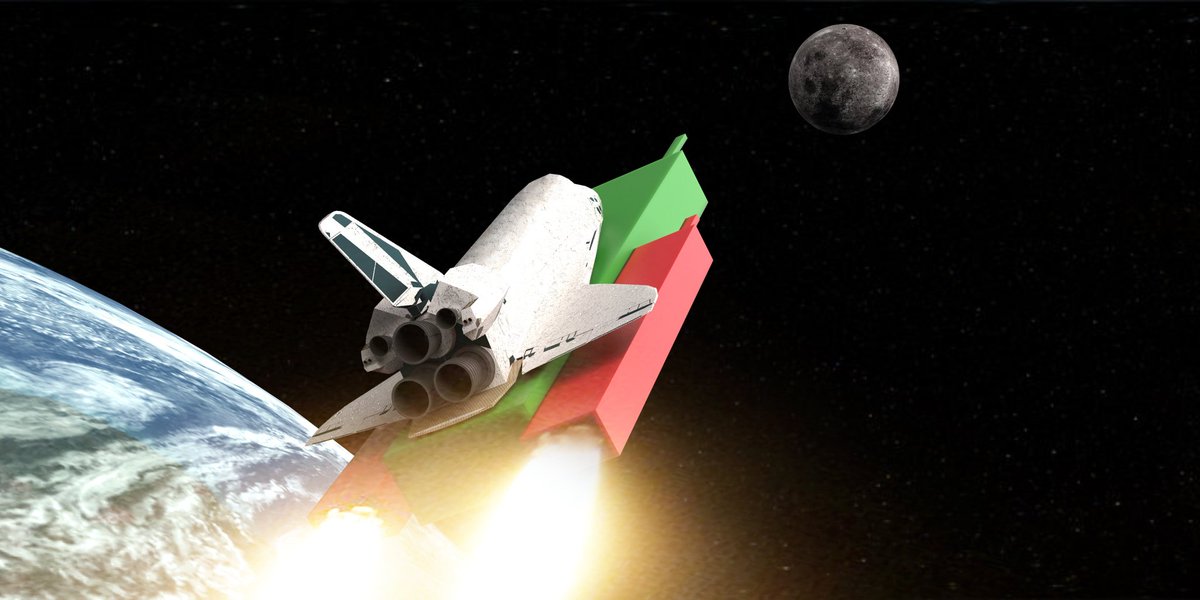 GraphiqueNez2's tweet image. &quot;To the moon&quot; ✨🚀💹 $win $ankr $hot $fit @fil $dent $btt $pond $trx $sc $mana $fet $inch $npxs $fun $grt #bourse #crypto #art
Illustration by me (Rhinoceros 3D / Keyshot / Photoshop )