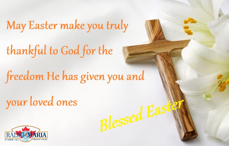 Happy Easter ~ “It’s always possible to begin anew, because there is a new life that God can awaken in us in spite of all our failures,” Pope Francis #rmcsm #catholicradio #RadioMaria #triduum #EasterSunday #RadioMariaCAN #catholicfamily