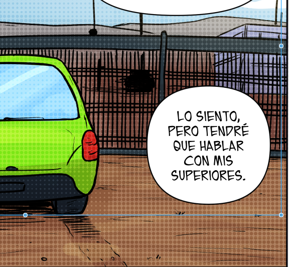 ZeomyTales's tweet photo. #comictip Algo que aprendí es que ordenar los textos puede ayudar a que el dibujo sea menos tapado (dependiendo del espacio), a veces hacer algo muy horizontal crea un globo que cubre más dibujo que un texto que quepa en algo más circular https://t.co/RQjNA5f2Op