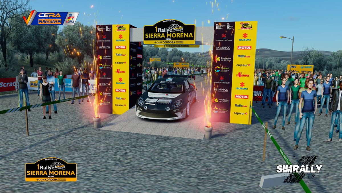 #CERARecalviVirtual🏆| ¡Finaliza el I Rally Sierra Morena Virtual, cita inaugural del campeonato!

🥇 <a href="/Blankunen/">David Blanco</a> 
🥈 <a href="/AdayCoba/">𝘼𝘿𝘼𝙔 𝘾𝙊𝘽𝘼 𝙇𝙊𝙋𝙀𝙕 🍌</a> +22.5
🥉 <a href="/fabiancsj/">Fabián Castro</a> +49.3

⏱️ Clasificación completa: simrally.es/race/todos/44/…
