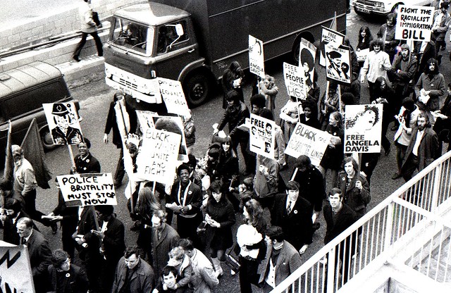 BennnyH's tweet photo. Looking at photographs from 50 years ago when "Kill the Bill" referred to the fight against the explicitly racist 1971 Immigration Bill. Protests were led by immigrant communities. https://t.co/vIlXWxdXMb