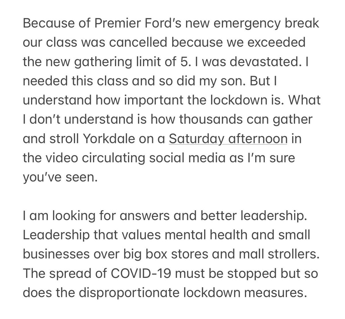 baileymara's tweet photo. @JohnTory @fordnation @CityNews @CP24 @globalnewsto @globeandmail @TorontoStar @breakfasttv @PandemicPreg @Todaysparent https://t.co/oaogfkTxv0
