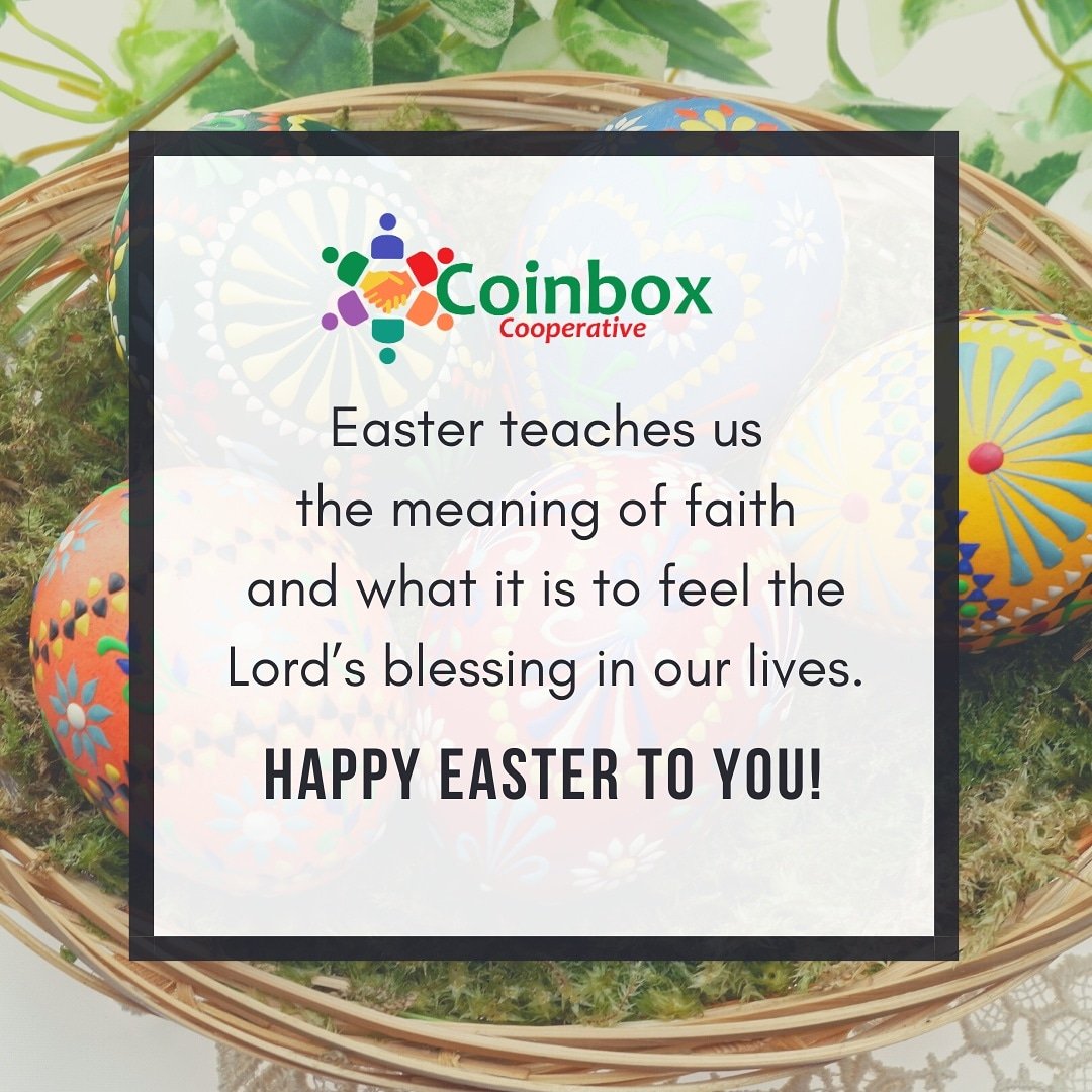 coinbox_coop's tweet photo. Easter teaches us the meaning of faith and what it is to feel the Lord's blessings in our lives.

HAPPY EASTER TO YOU!

#Easter #eastersunday #happysunday #happysundayeveryone #sundayvibes #sundayfunday #sunday #ChristIsRisen #HappyEaster #Easter2021 https://t.co/0wUyHjT0ob