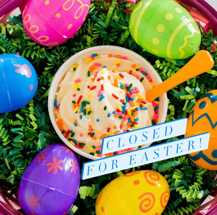 OrangeLeafKY's tweet photo. Happy Easter! We will be CLOSED today so that our employees can enjoy some much deserved time off! 🐰🌷🐣 https://t.co/HrWlW2XLlP
