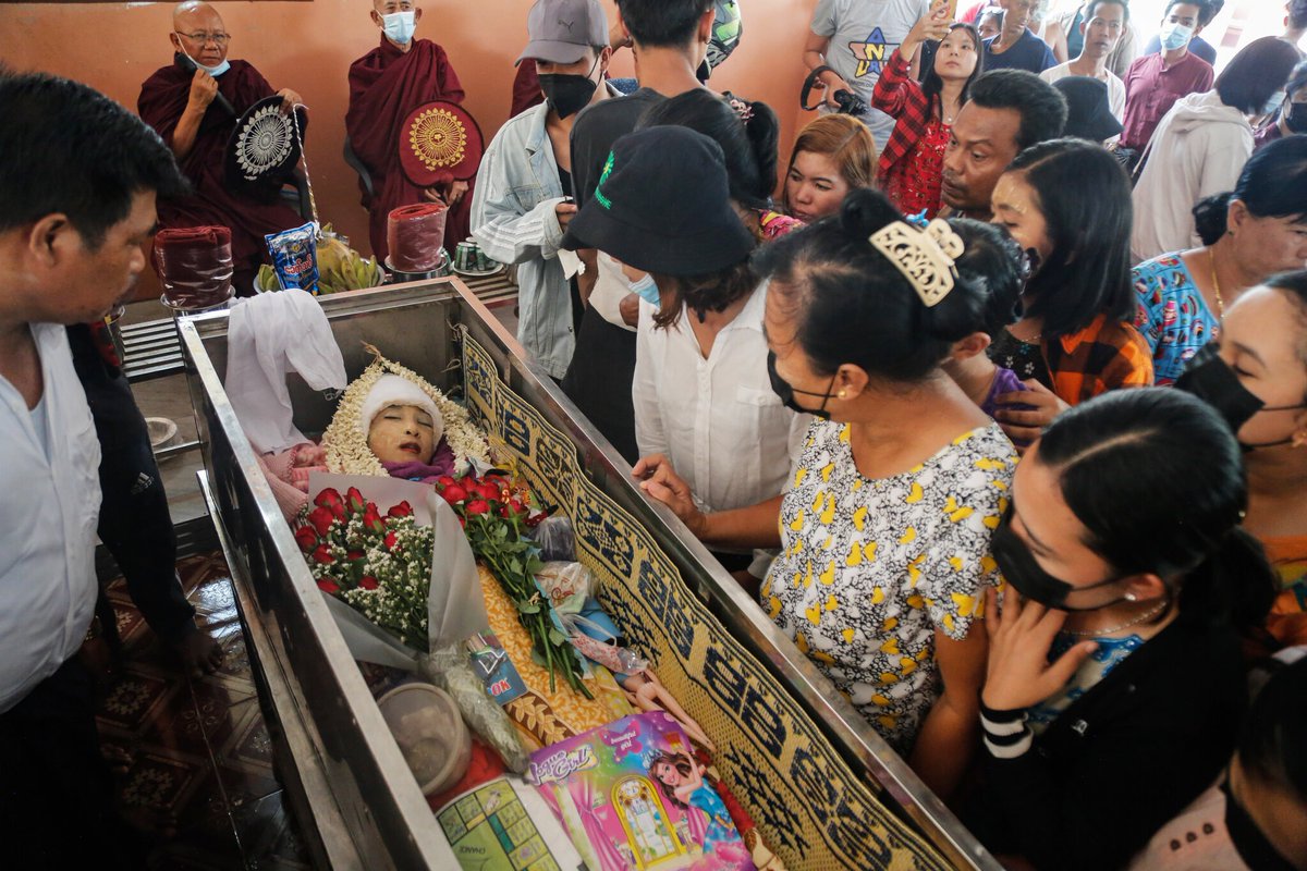 Most of the 40 children shot by the Myanmar junta since the coup were killed "as they went about their lives, playing or huddling with their families." Their "offense" was to "seek the comfort of a father’s lap, serve tea, fetch water or run down a lane." nytimes.com/2021/04/04/wor…