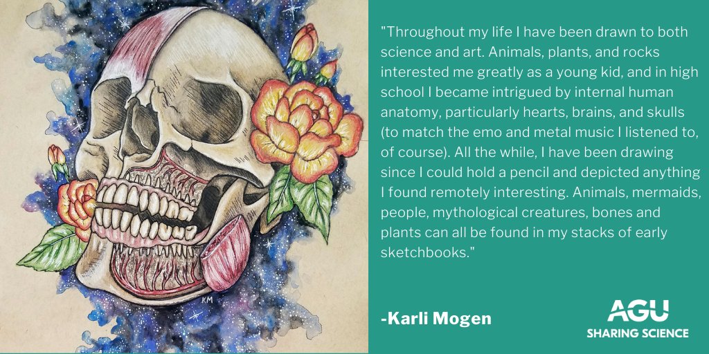 AGU_SciComm's tweet photo. Hey #SciArtTweetStorm! Want to showcase your amazing #SciArt &amp; bring folks behind the curtain into your creative process?  Consider contributing to our #DrawnToGeoscience blog series! Examples (https://t.co/9GFB77Rnrl) &amp; sign up info here: https://t.co/g8xYlGdrXd #SciComm https://t.co/HjdKrlVaAR