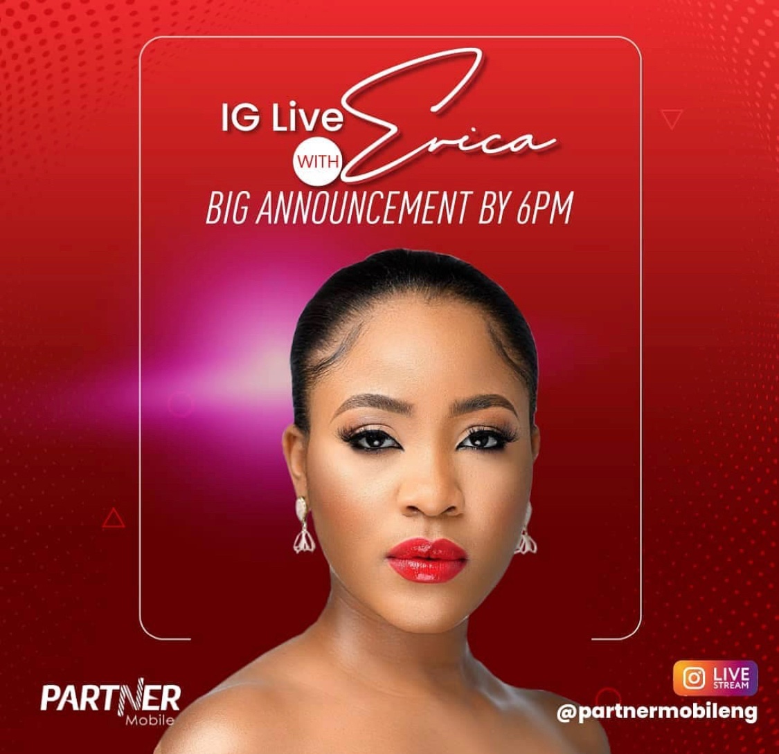 ScorpStarr's tweet image. So @PartnerMobileNG and @EricaNlewedim are announcing something today? 

#PartnerWithErica
#RadlerMomentsWithErica
STAR RADLER X ELITES

instagram.com/p/CNP_aa_nTlF/…