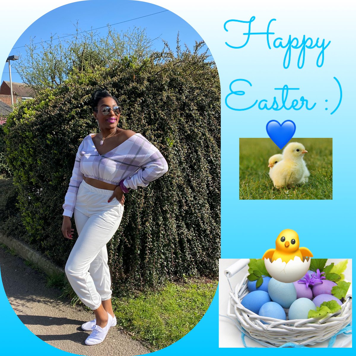 SelinaMorgan_G's tweet photo. Happy Easter!🐣

As I rose this morning I thank God for another day! 🙌🏾

I hope you beautiful people are having a blessed Easter Weekend 🍫🥰✨🐣

#happysunday #happymonday #easter #easterweekend #eastereggs #family #godisgood #godislove #thankful https://t.co/niLNiM3ogE