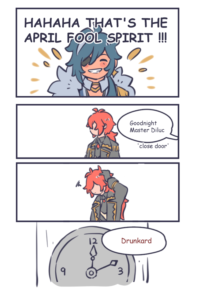 joke lasts till 12 midnight (belated april fool post)
#ディルガイ #LucKae 