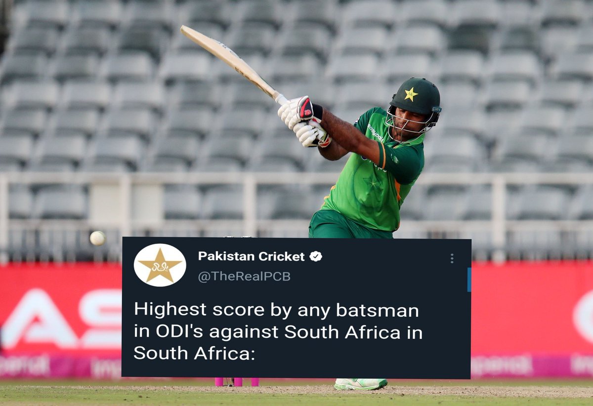 Ali Raza (@_ali__raza_) on Twitter photo What a great knock by <a href="/FakharZamanLive/">Fakhar Zaman</a> 193 off 155 balls
First 50 off 70
Second 50 off 37
Third 50 off 21
#SAvsPAK #HarHaalMainCricket #BackTheBoysInGreen What a great knock by <a href="/FakharZamanLive/">Fakhar Zaman</a> 193 off 155 balls
First 50 off 70
Second 50 off 37
Third 50 off 21
#SAvsPAK #HarHaalMainCricket #BackTheBoysInGreen