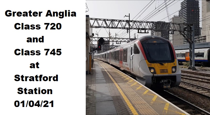 Greater Anglia Class 720 and Class 745 at Stratford Station on 01/04/21

youtu.be/S-qtrljAQkM

#mainlytrains #StratfordStation #Class720 #GreaterAnglia #Class745 #Stradler