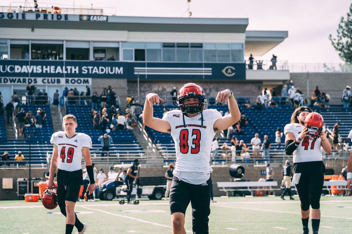EWUFootball's tweet photo. Morning after the W mood🥳 #GoEags https://t.co/SwC0Q1S7Ys