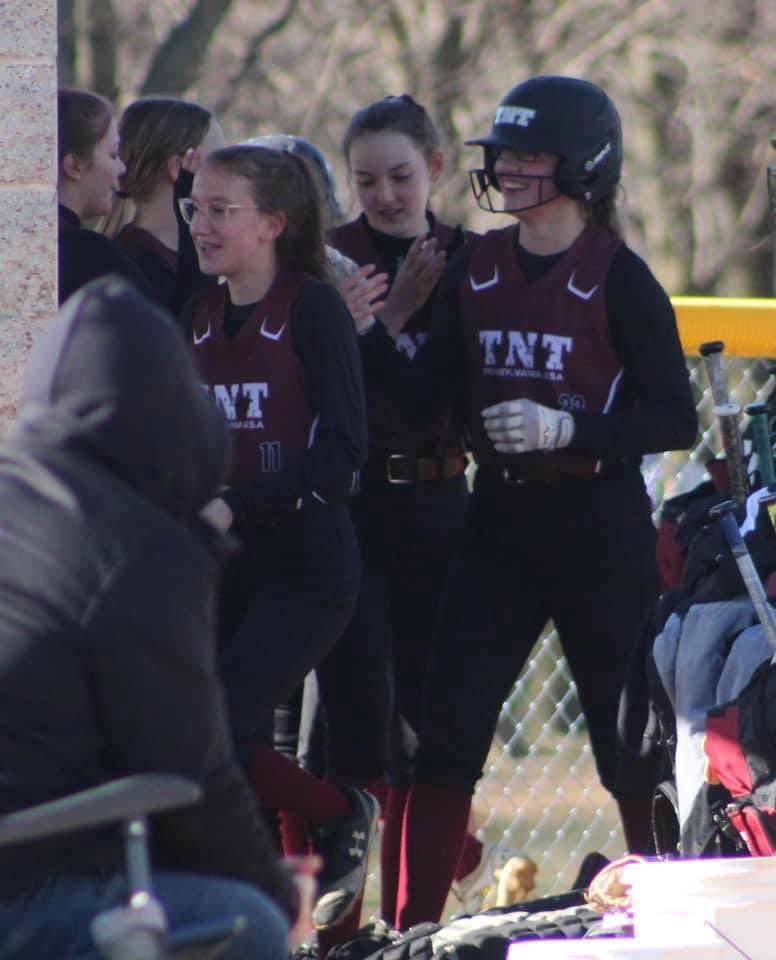 Today was my first travel ball Round Robin of the 2021 softball season.  How appropriate that it was called the 1st annual Stingers &amp; Dingers Tournament as I hit my first travel dinger out of the park and over the fence.  This was my first time up to bat and the second pitch.🥎