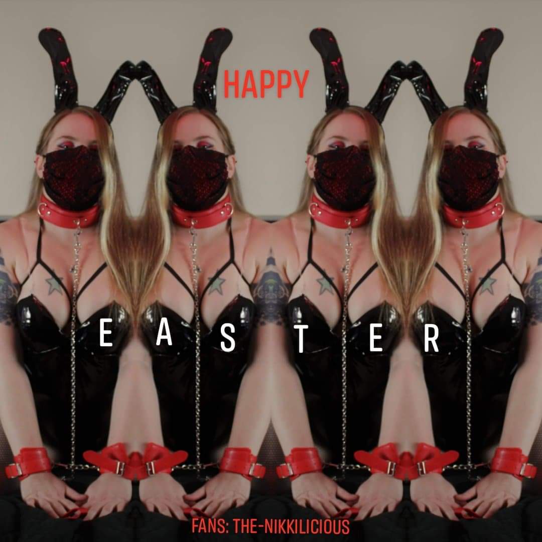 TheNikkilicious's tweet photo. Just wanna say Happy Easter! Hope your day is full of  sunshine. 
#HappyEaster2021 #onlyfans #badassbunny #bdsmbunny #whatsupdoc #sexysunday #sundayfunday https://t.co/qvu4j74pTi