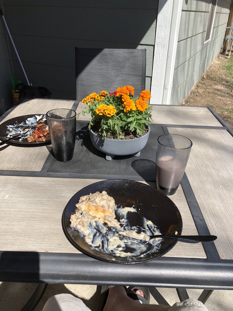 wyatt_nowack's tweet photo. Breakfast outside at the new place. Blessed to make these things happen with you @Kaylovee65 https://t.co/bm1Pev4gi6