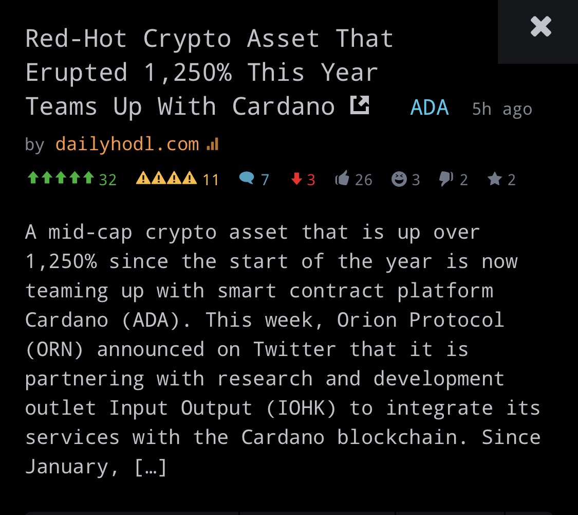 CardanoPro's tweet image. Red-Hot Crypto Asset teams up with #Cardano

#CryptoNews #ADA