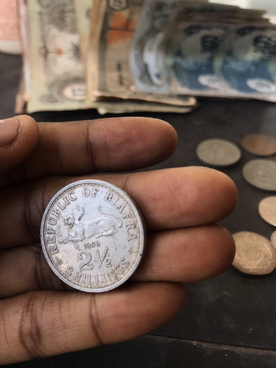 Found ancient Biafran currencies in my fathers house !

These notes are over 60 years old and  quite beautiful to say the least 😍