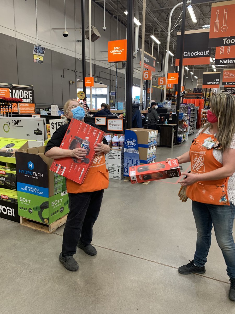 DantheFES's tweet photo. And the winners are in!! Jeannie won the jacket for the most credit last month &amp; the gloves in the drawing! Jesus won the second set of gloves &amp; Kierstan won the Dewalt saw! Thank you to everyone for helping with credit &amp; surveys last month!! ⁦@JustKymbah⁩ ⁦@HD4003SM⁩ https://t.co/7zTidjM3U1