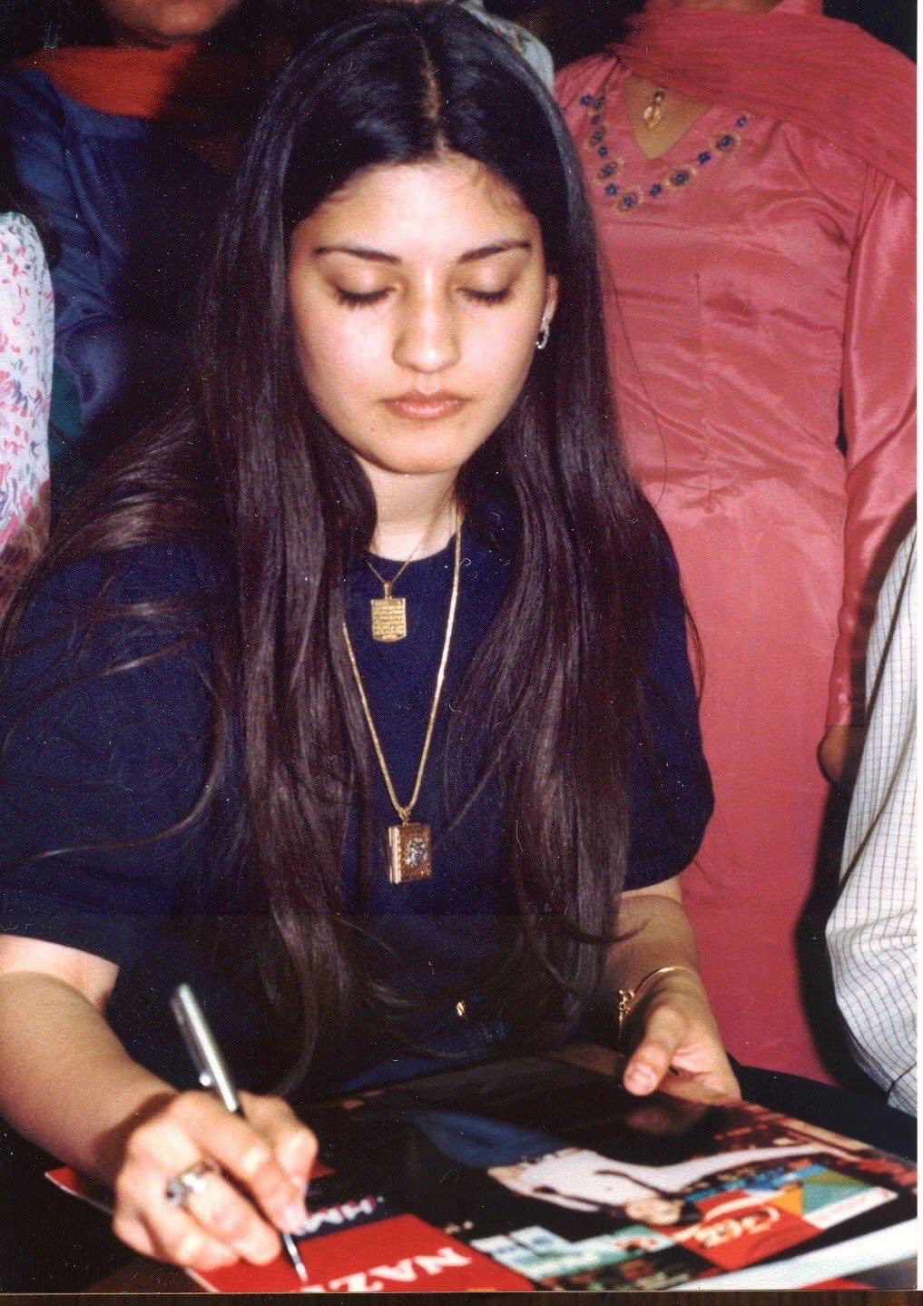 To the lady who made me fall in love with music Happy birthday Nazia Hassan! 