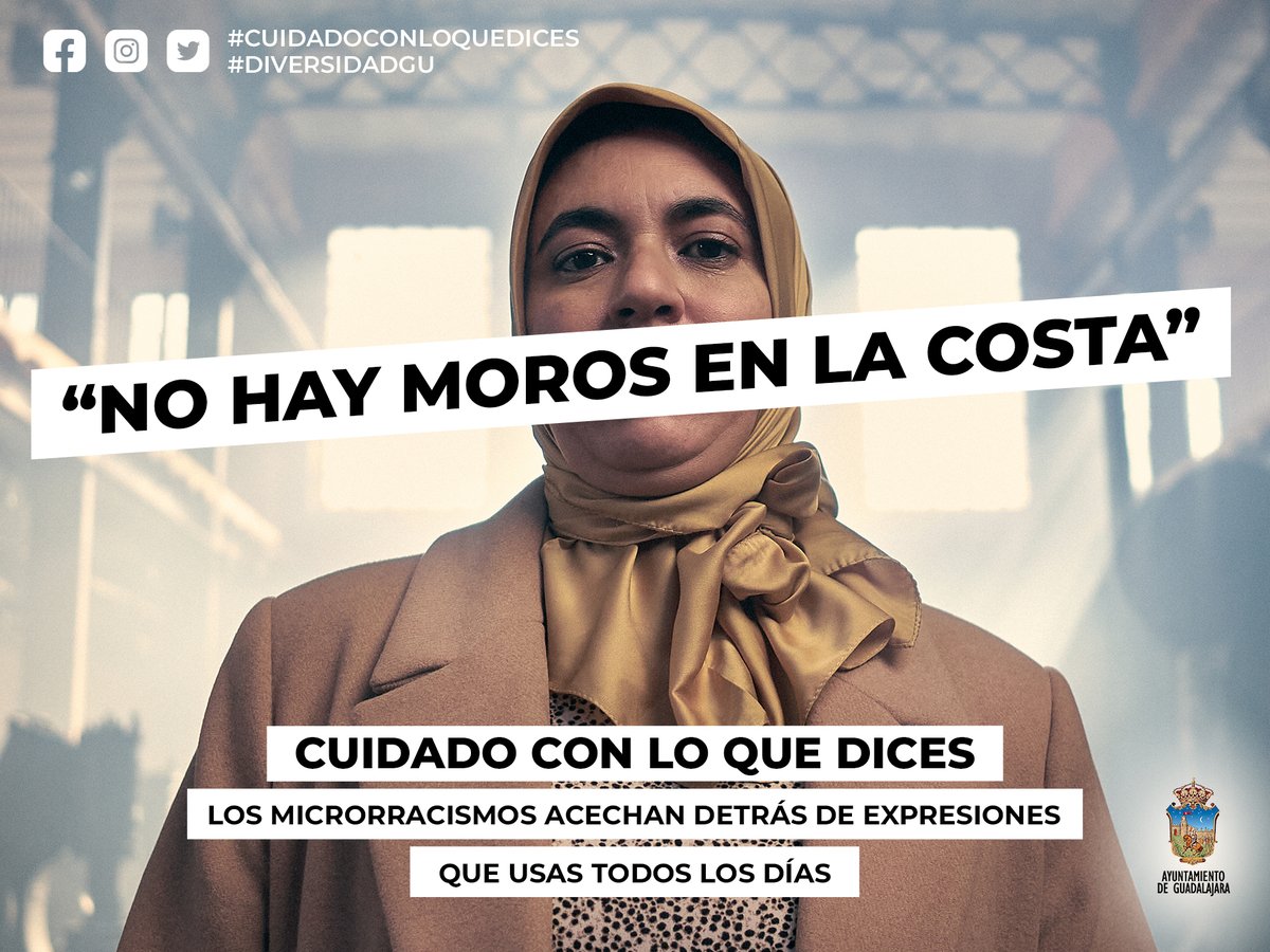 GuadalajaraAyto's tweet photo. 😥"Trabajo como un negro"; "Vas hecha una gitana..." son expresiones que estigmatizan y perpetúan situaciones de discriminación social 😔

👉Cuidemos nuestro lenguaje para crear una sociedad más respetuosa e igualitaria para toda la ciudadanía
#CuidadoConLoQueDices #DiversidadGU https://t.co/emq3rMVMcw