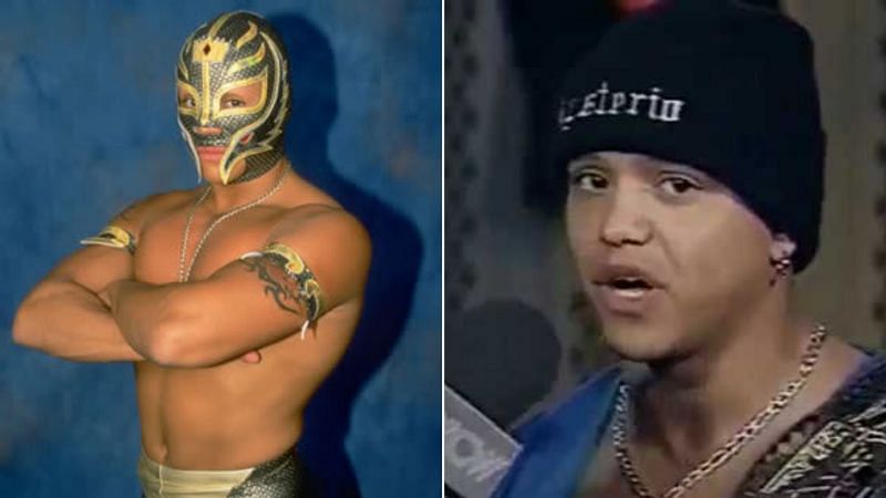 Yall just finding out what rey mysterio looks like without his mask, us old...