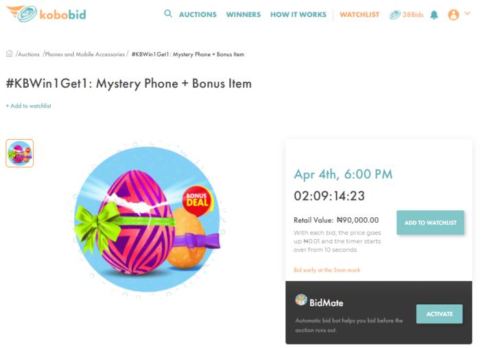 LadyGrasha's tweet photo. Kobobid is still here putting smiles on people's faces. The #KBWin1Get1 offer is still up with mystery items. Go on https://t.co/6VeN6akzK2 to have access to this offer for as low as N100. https://t.co/JEepM92Rff