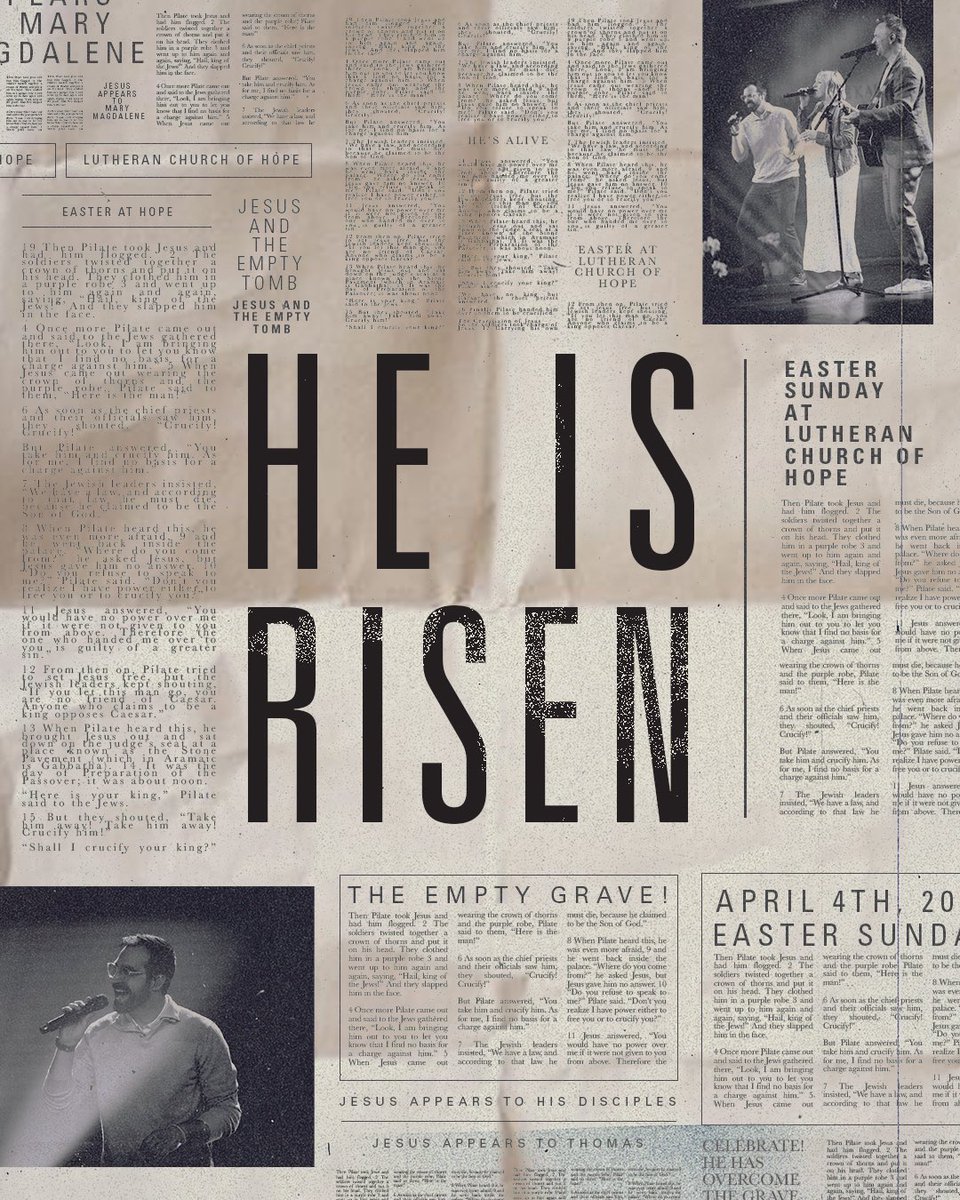HopeWDM's tweet image. He is risen indeed!! Have a blessed Easter! ☀️