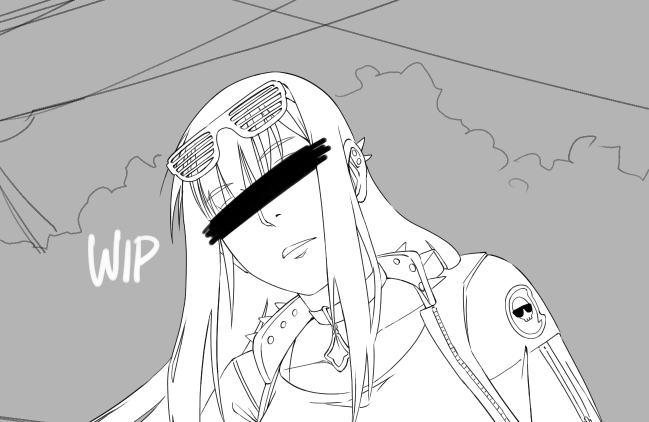 I really want to finish this today but... I'm so exhausted ...I'll try to paint it at night when I wake up
I leave a wip Mori 👁️👌 