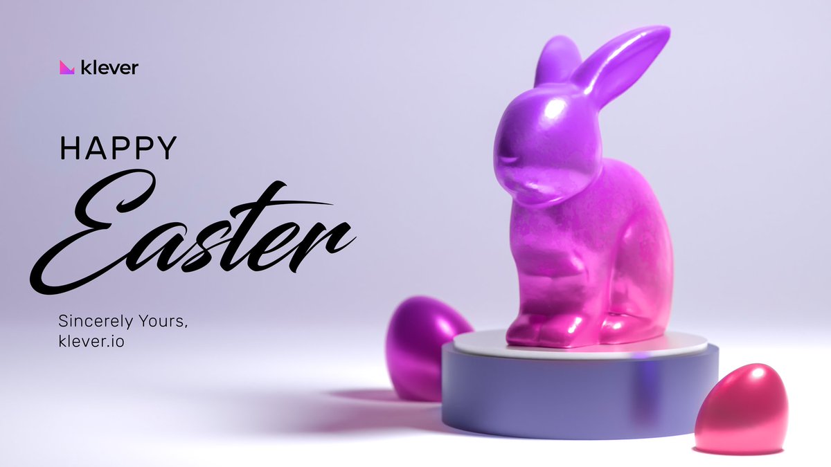 klever_io's tweet photo. Happy Easter from all of us at #klever to all of you around the world! https://t.co/R8gH6dKfQi