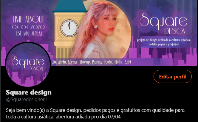 Square design tweet media