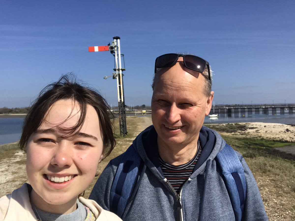 stobsoneill's tweet photo. Easter Sunday walked the entire Hayling Billy trail with daughter. Beautiful sunny day ☀️😎 https://t.co/c4uKVg9Ta6