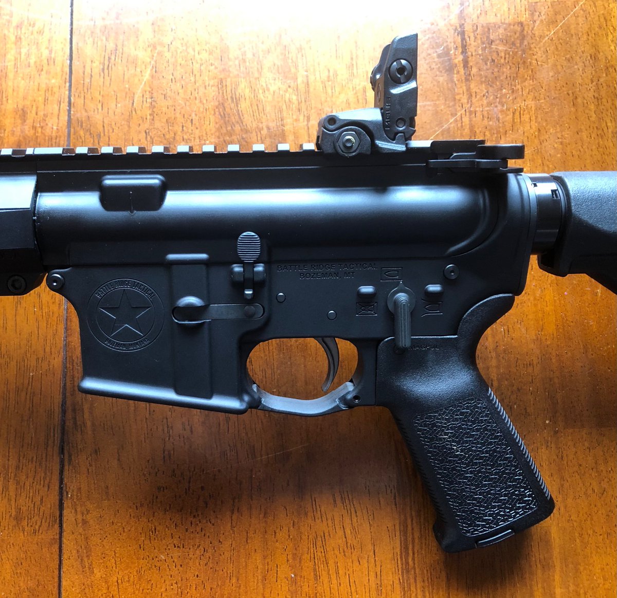 Battle Ridge Tactical, 16”, 556 all Magpul. 30rd mag $1395. We have a few left.