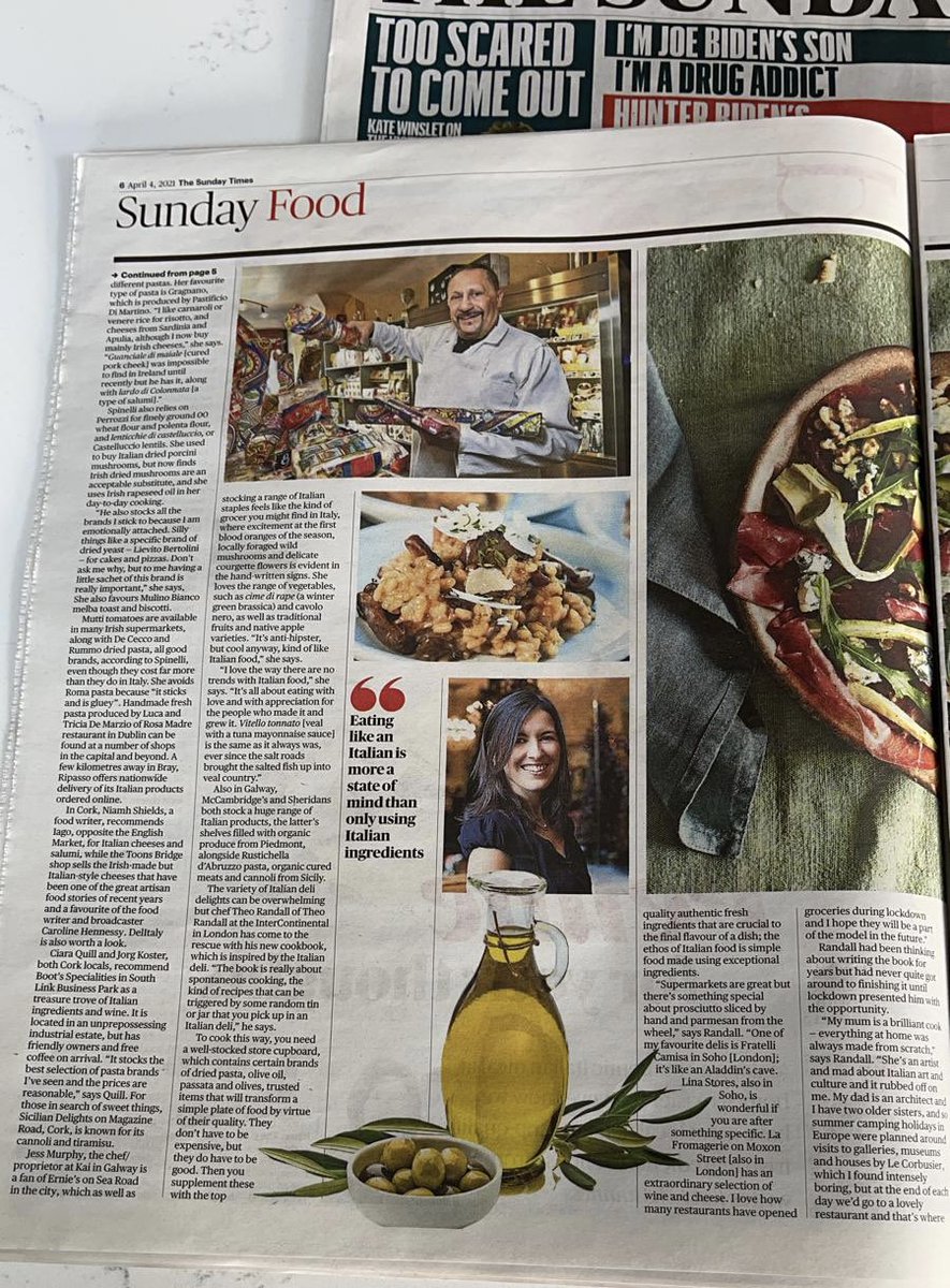 Manuela Spinelli (@spinellimanuela) on Twitter photo Really enjoyed chatting to <a href="/katymcguinness/">Katy McGuinness</a> <a href="/SunTimesIreland/">LGB Matters</a> about Italian food and cooking Italian! I’m in great company here!
<a href="/RagazziDalkey/">Ragazzi</a> <a href="/kaigalway/">K A I</a> <a href="/ToonsBridge/">Toons Bridge Dairy</a> <a href="/FingalFerguson/">Fingal Ferguson</a>
<a href="/TheoRandall/">Theo Randall</a> @EurotoquesIrl <a href="/thewoodedpig/">The Wooded Pig</a> & all wonderful Irish artisanal produce I love eating! Really enjoyed chatting to <a href="/katymcguinness/">Katy McGuinness</a> <a href="/SunTimesIreland/">LGB Matters</a> about Italian food and cooking Italian! I’m in great company here!
<a href="/RagazziDalkey/">Ragazzi</a> <a href="/kaigalway/">K A I</a> <a href="/ToonsBridge/">Toons Bridge Dairy</a> <a href="/FingalFerguson/">Fingal Ferguson</a>
<a href="/TheoRandall/">Theo Randall</a> @EurotoquesIrl <a href="/thewoodedpig/">The Wooded Pig</a> & all wonderful Irish artisanal produce I love eating!