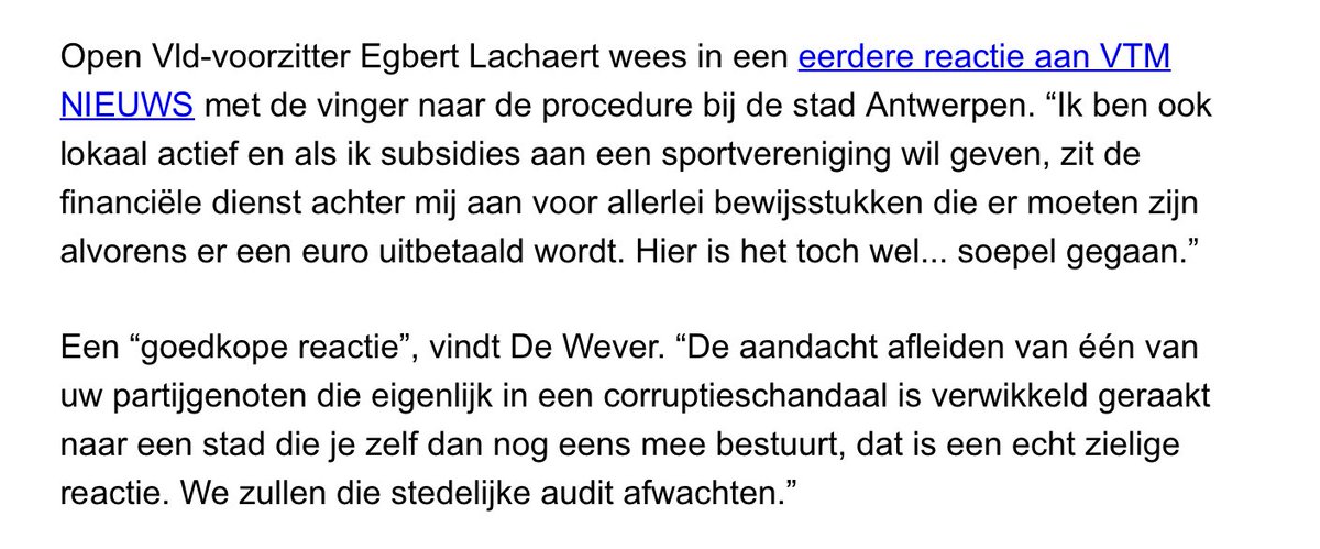 avcvdb's tweet image. #Lachaert #DeWever #Kaouakibi 

De Wever: „De aandacht afleiden van één van uw partijgenoten
die eigenlijk in een corruptieschandaal is verwikkeld geraakt
naar een stad die je zelf dan nog eens mee bestuurt,
dat is een echt zielige reactie“

⁦@HLN⁩
