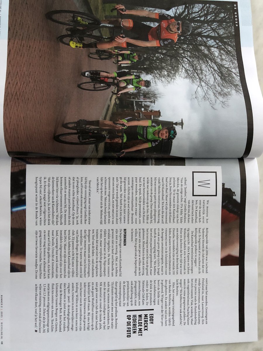 Leuk verhaal over onze club in de #bicycling <a href="/BicyclingMag/">Bicycling Magazine</a>