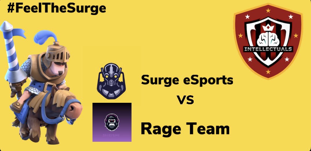 LightEsportsOP's tweet photo. #ClashRoyale | Match day

Today we face off in @INTLeague03 against #RageTeam at 2 PM EST! Best of luck to our opponents. #FeelTheSurge https://t.co/625Aw5ar4v