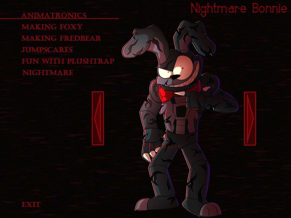 Nightmare Bonnie Jumpscare #fnaf4, Five Nights At Freddy's