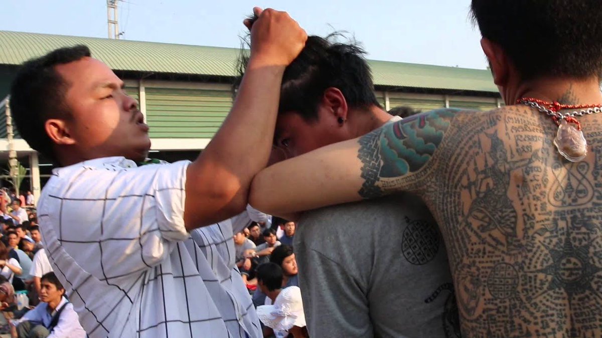 GlobalGaz (@global_gaz) on Twitter photo Watch adherents at the Sak Yant Tattoo Festival fall into a trance in #Bangkok ... see what happens in this video.
buff.ly/39x9FIU <a href="/WSEtravel/">Where Sidewalks End</a> Watch adherents at the Sak Yant Tattoo Festival fall into a trance in #Bangkok ... see what happens in this video.
buff.ly/39x9FIU <a href="/WSEtravel/">Where Sidewalks End</a>