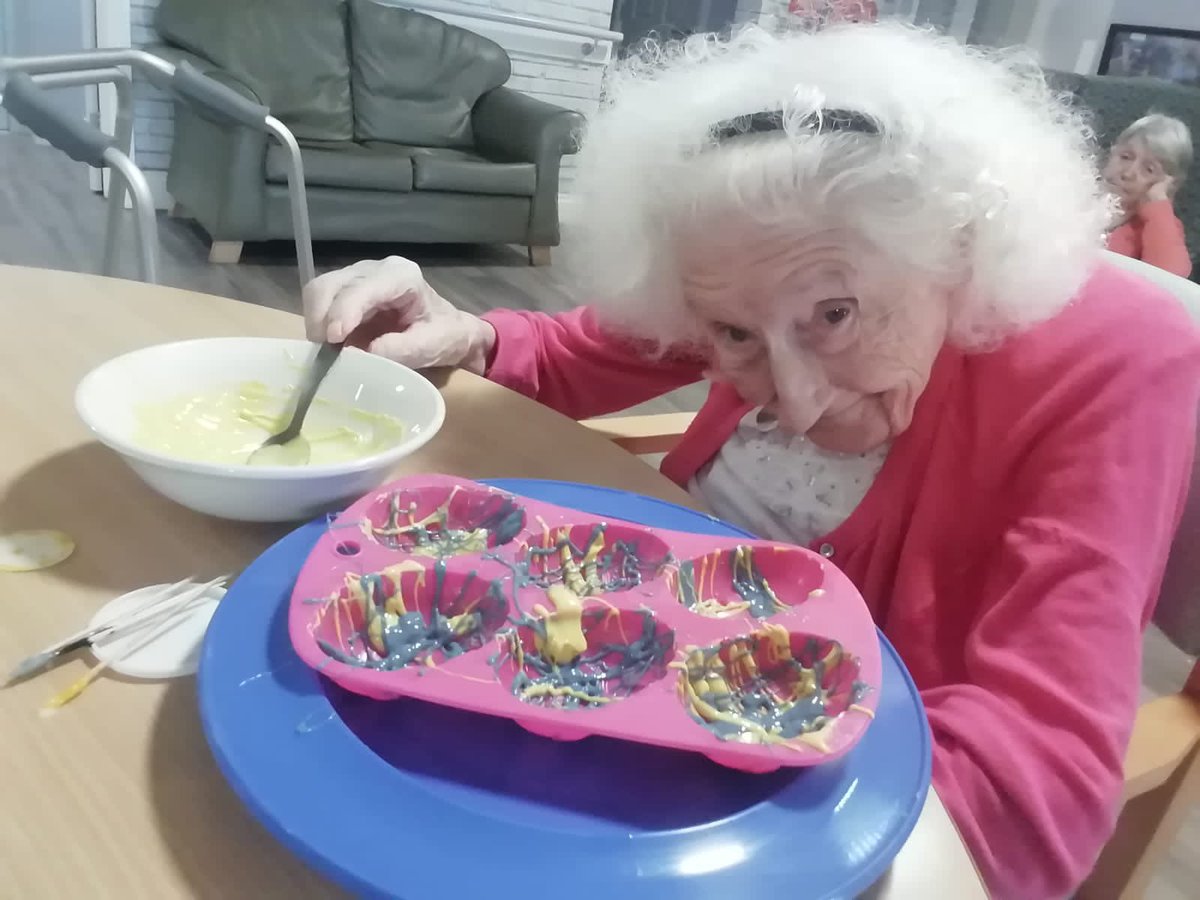 fellingatecare's tweet photo. Happy Easter from all at Fellingate! 🐣

Our residents have done many Easter themed activities such as designing #chocolateeggs &amp; making #Eastercards

Today our residents have enjoyed delicious food and sweet treats! https://t.co/Vq0YZTzsGg