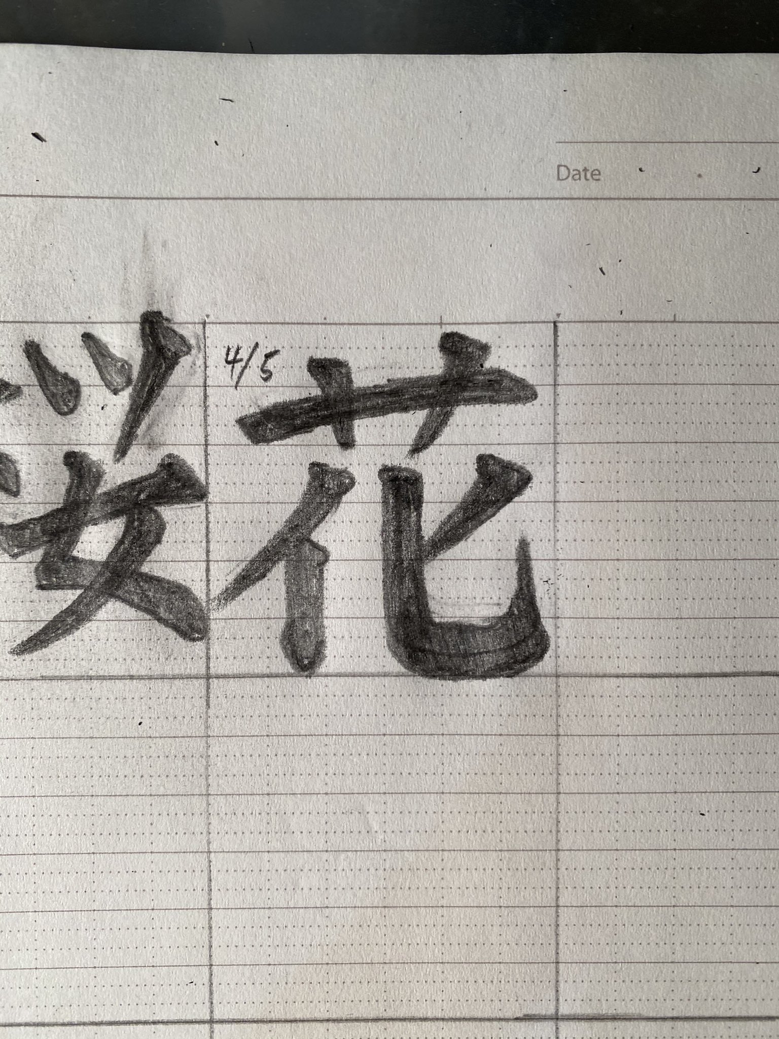 George S Tattoo 漢字のレタリング 花 をはじめて書いてみました レタリング自体初めてです 左下側の亻の下側がちょっと短いのと 右側のヒの下側の丸さ がちょっとおっきくなっちゃったかな どうですか 何かアドバイスをくれたら嬉しいです