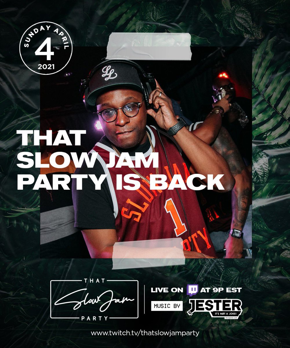 heylissamonet's tweet image. TONIGHT!! 
#THATSLOWJAMPARTY IS BACK!
Meet us on twitch at 9p!!
Twitch.com/thatslowjampar…