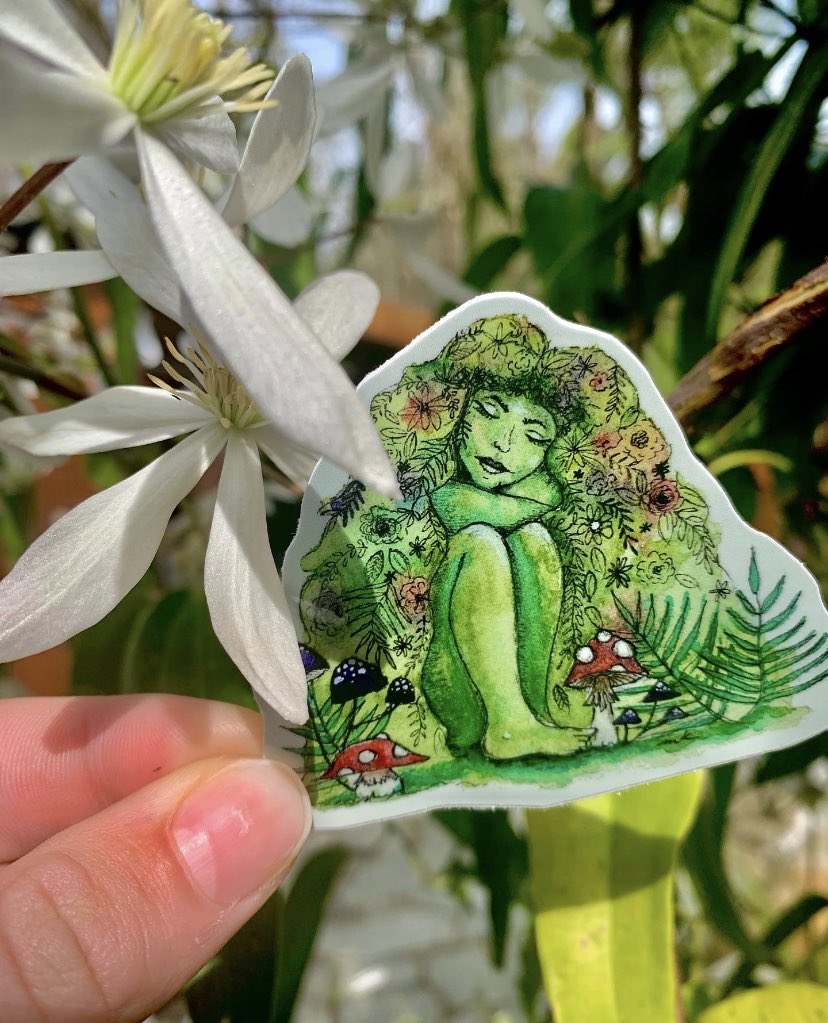 Mother Earth sticker 
$2.00 
Today only! 
Message me if you want one!