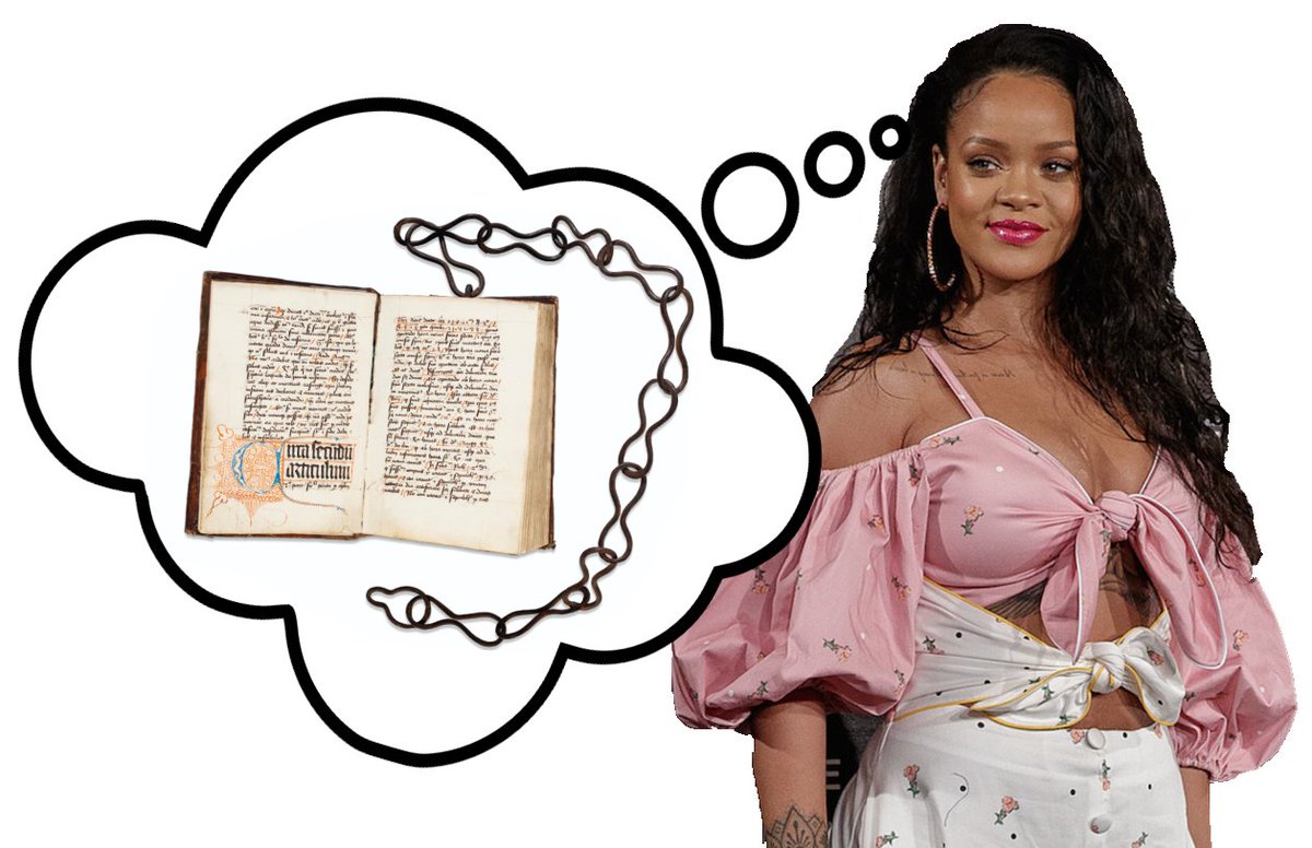 book_historia's tweet image. Another forthcoming episode of #BiteSizedBookHistory, another very stupid image I have created... tomorrow is all about chained libraries 😂