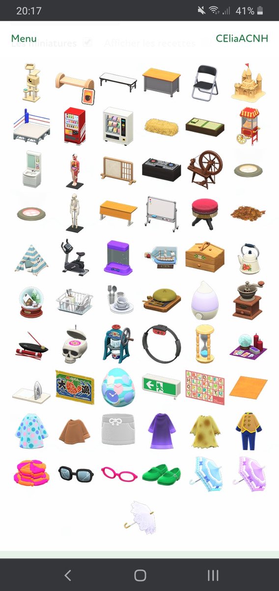 Celia_ACNH's tweet photo. Voici ce que j'ai de dispo ! Et une multitude de fleurs en tout genre (casi) il faut vraiment que je vide partagé un maximum 😊 #AnimalCrossingNewHorizons #ACNHEntraide https://t.co/MHjbtPxACD