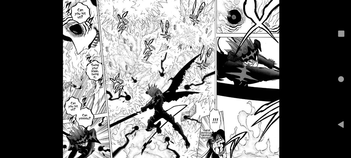OnagerComix's tweet photo. Tabata's art is just 😩👌🏿. It's obvious that he puts a lot of love and effort into these chapters.
#BlackClover #BlackClover288 #bc288 #astablackclover https://t.co/h8RUh5HXKq