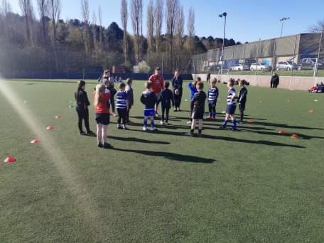 Great to see our minis back in action today! 💙🤍💙🤍#Rugby #KidsRugby #Quilter #KidsFirst #TREDS #Fun #FavouriteSocialNetwork #HappinessIsEggShaped #BeRugby #RugbyValues #RugbyLove #InstaRugby #RugbyFamily #teamwork #DHLRugbyMoment #DirtIsGood #Persil #getoutdoors
