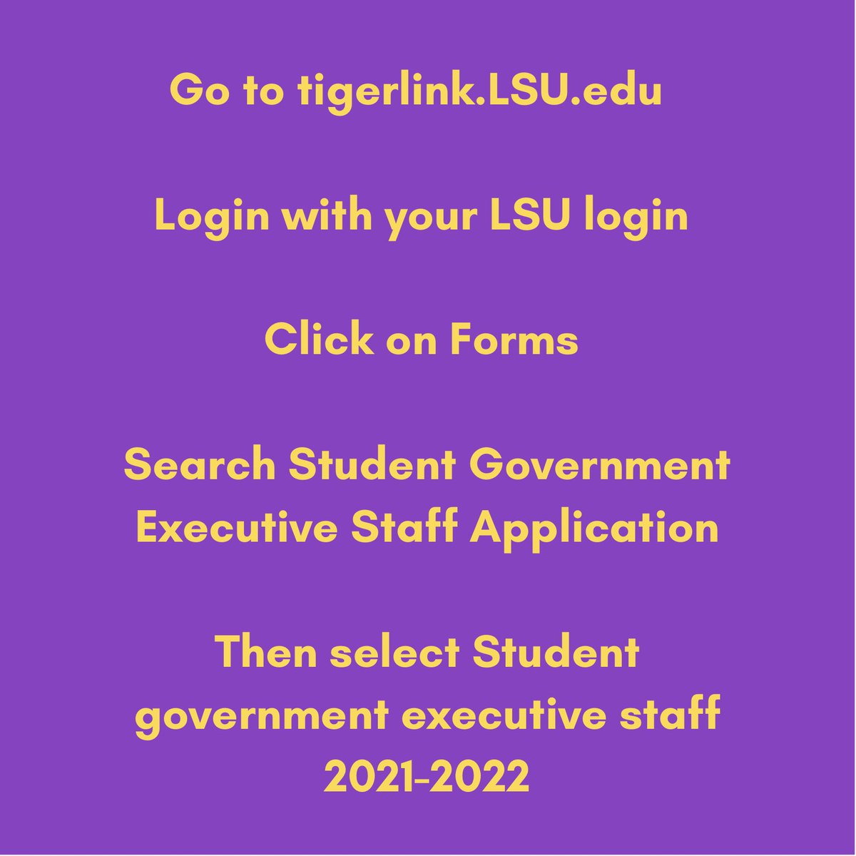 Happy Easter! Executive Applications close tonight at 11:45 PM! Apply on Tigerlink and swipe for instructions!