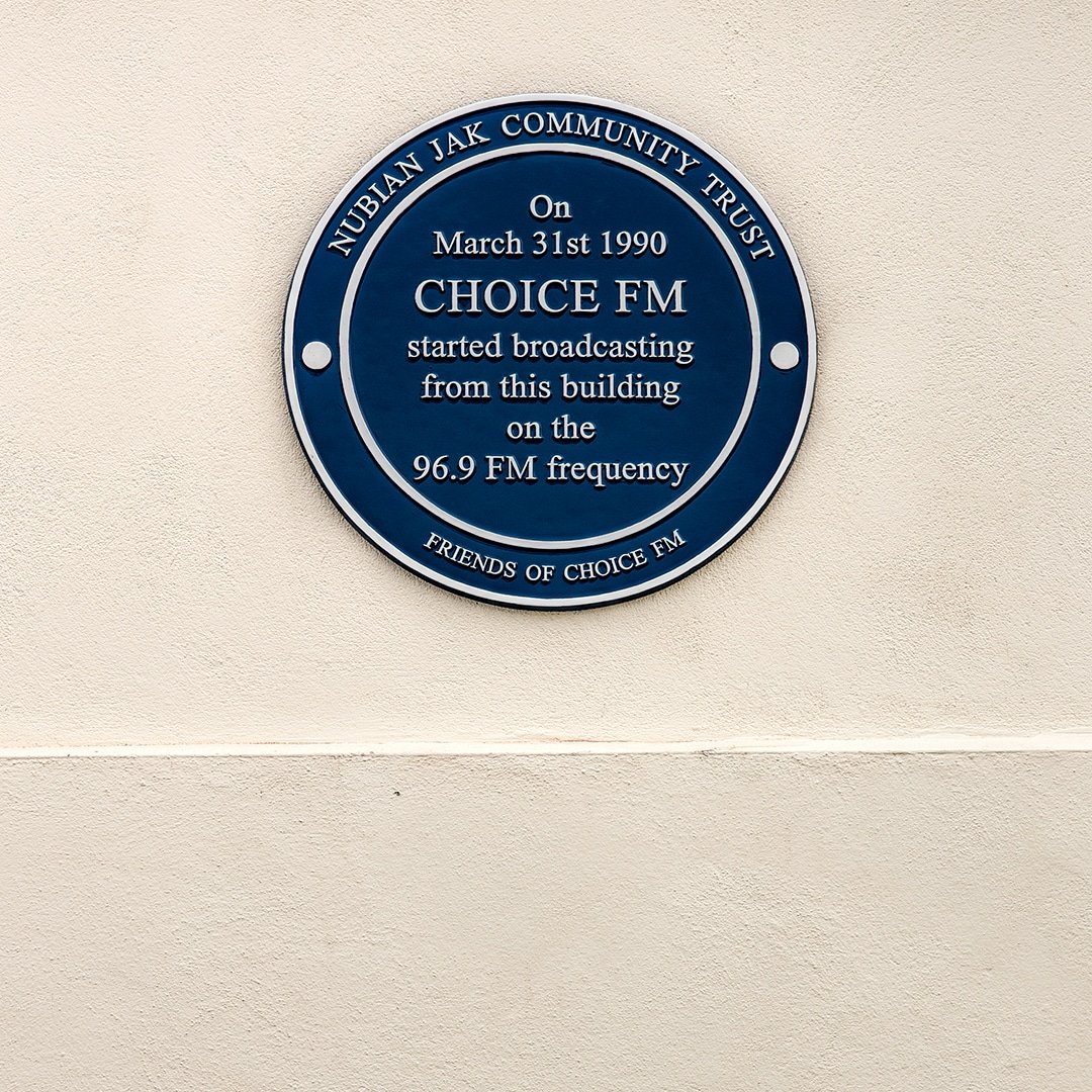 Privileged to be part of the Choice FM Blue Plaque to commemorate their 31st year dropping their first tune as the first legal 24 hour radio station with a promise to play black music in the UK