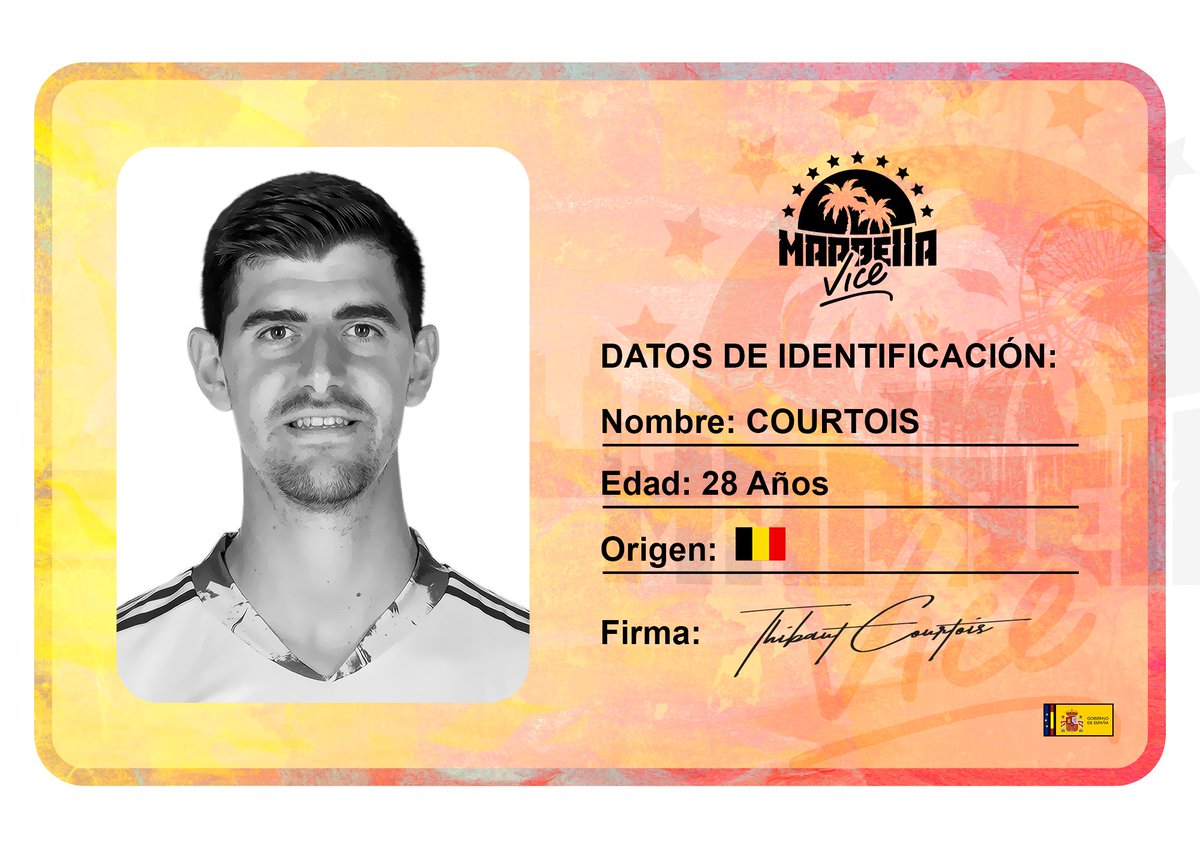 MarbellaSerie's tweet photo. NUESTRO PORTERO. ⚽️

Marbella te espera, 

Llega @thibautcourtois (132/150) #MarbellaVice🌴 https://t.co/I7psMKibOb